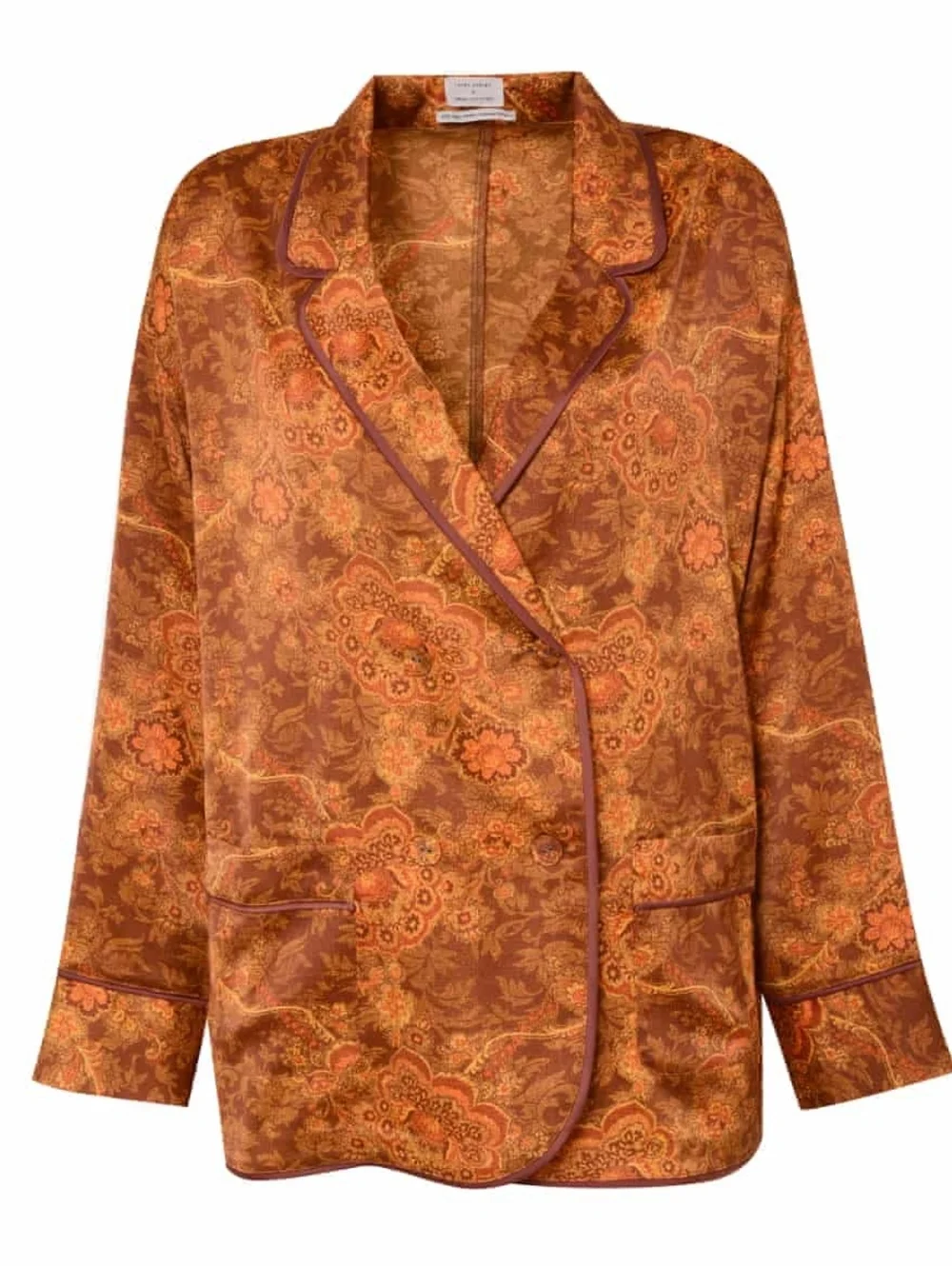 Laura Ashley UO Exclusive Reese Pyjama Top / Silken Blazer Paisley Jacquard - Picture 3 of 15